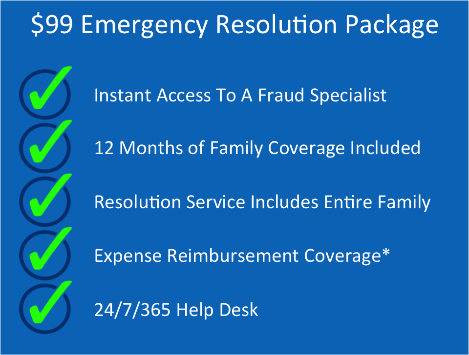 Emergency Identity Fraud Resolution Package